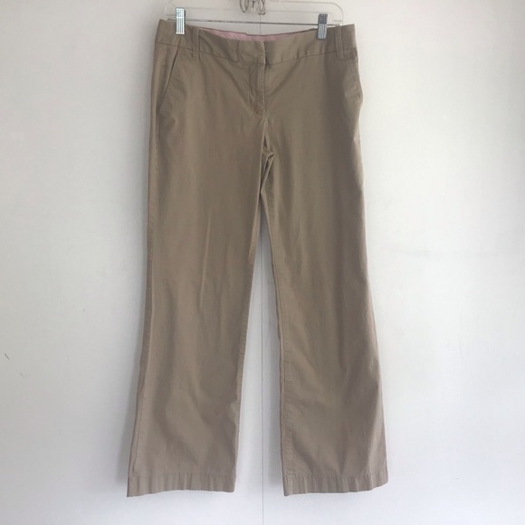 J CrewFactory City Fit Stretch mostly cotton chinos. Size 8 Regular - Picture 1 of 6